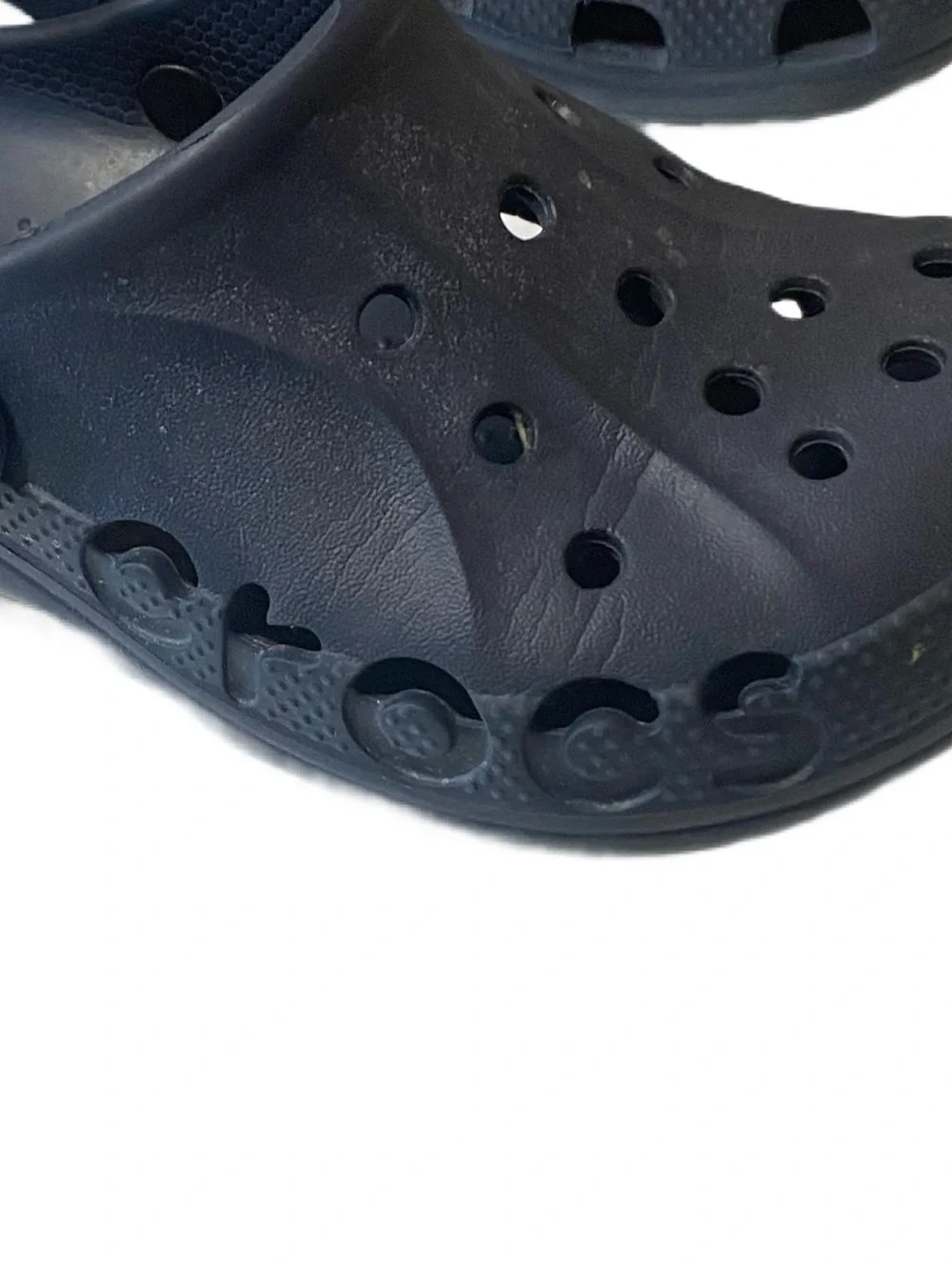 CROCS Kids Navy Blue Classic Clog Sandals